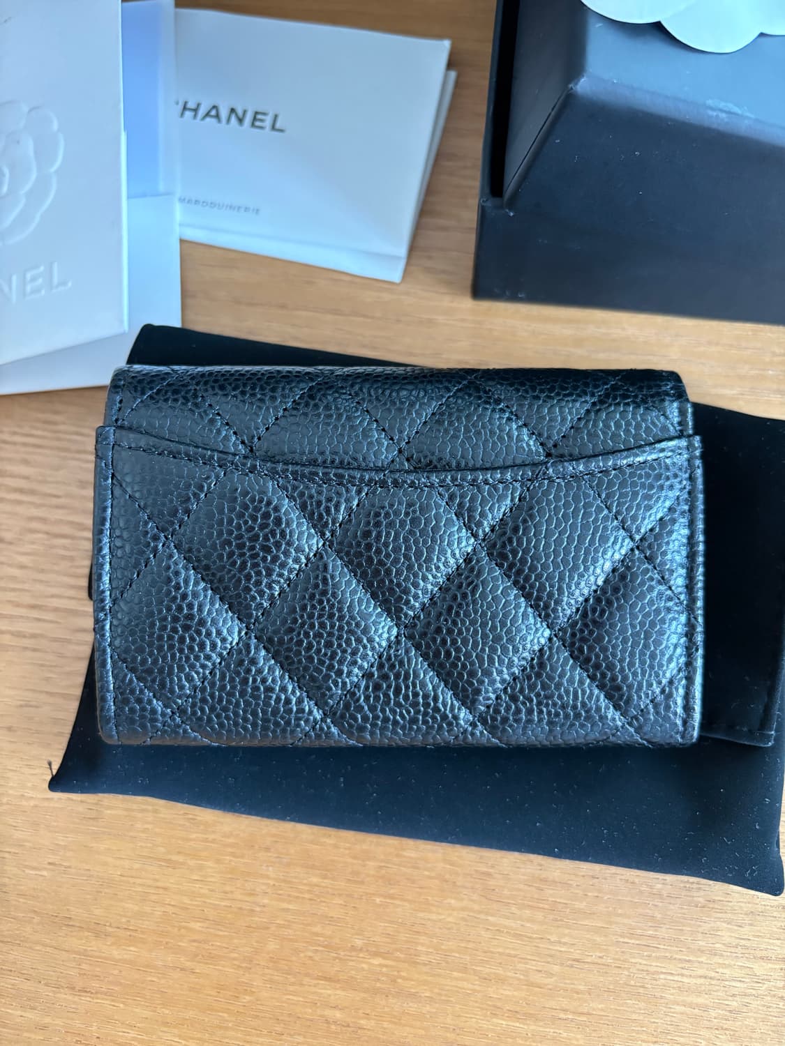 샤넬 카드지갑 은장 상품이미지3