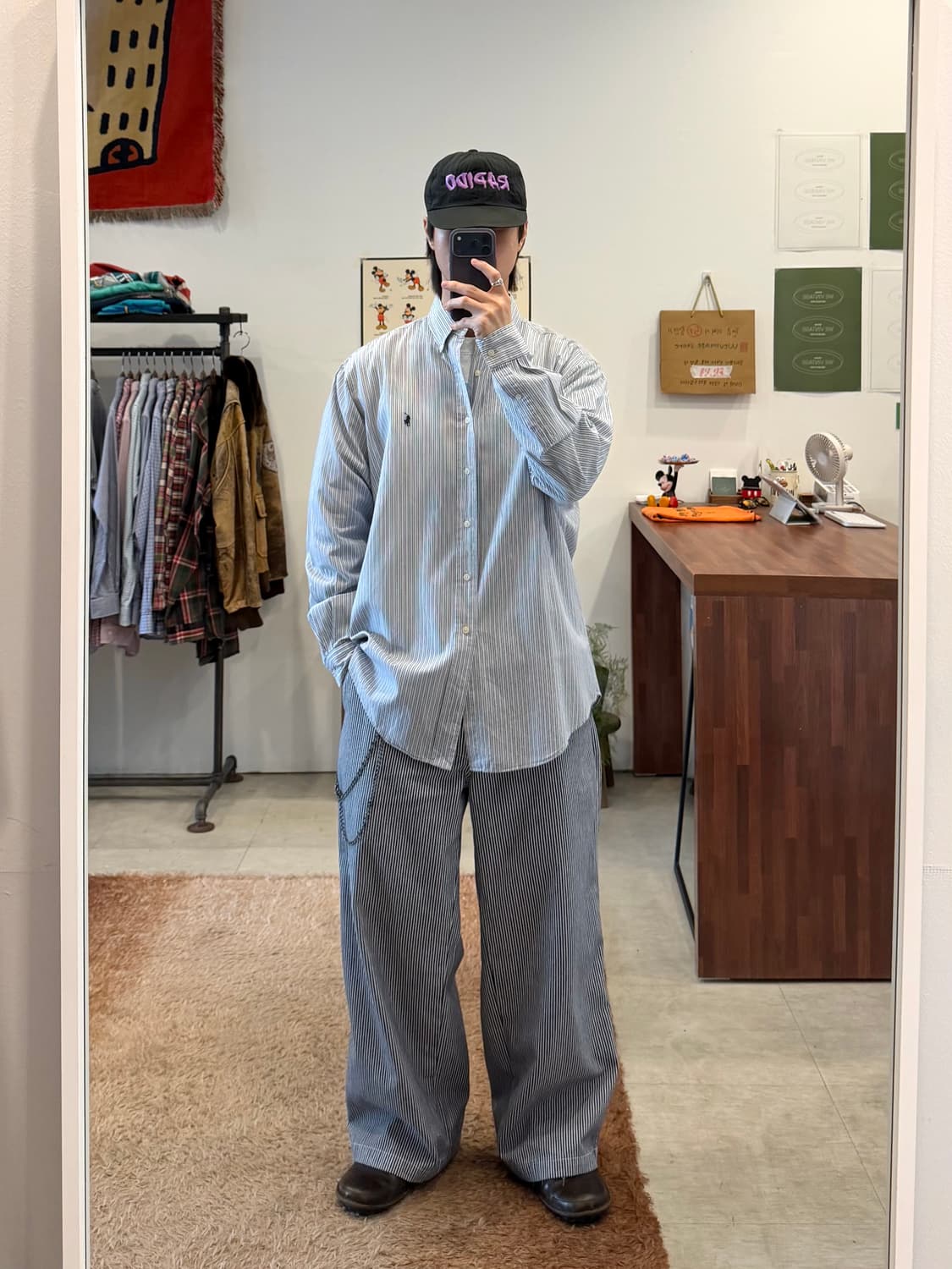 00s Polo RL 폴로 랄프로렌 YARMOUTH 스트라이프 셔츠 상품이미지2