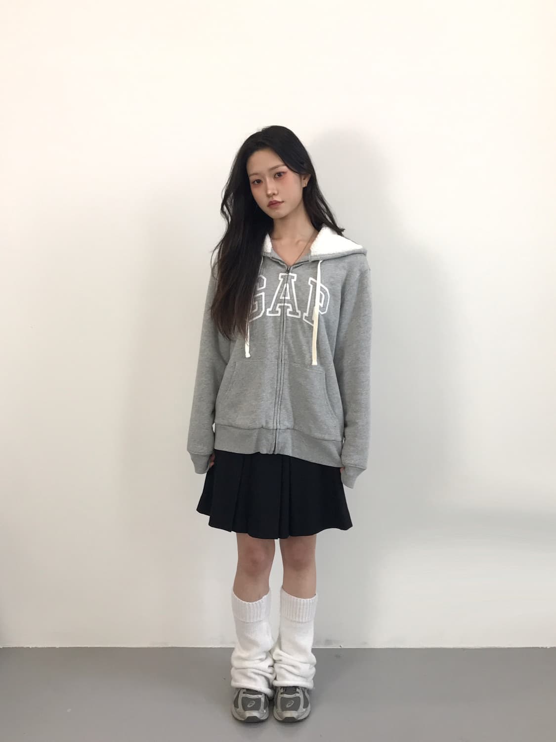 GAP Light Grey Hoodie Zip Up 상품이미지1