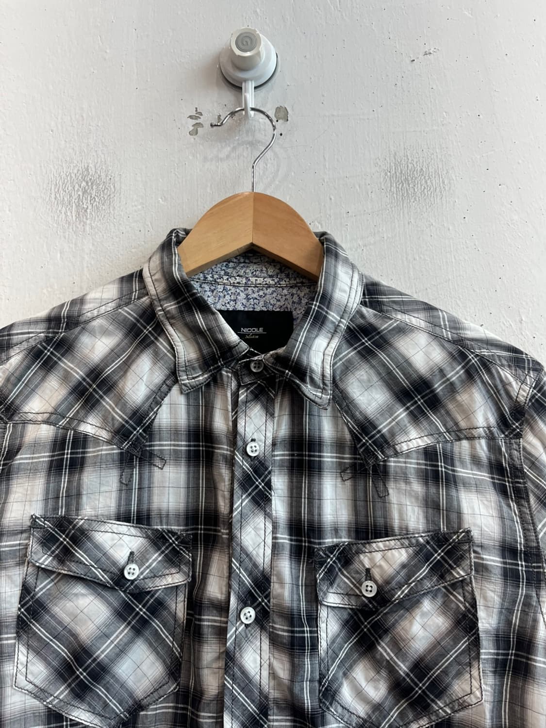 NICOLE 웨스턴 체크 셔츠  상품이미지2