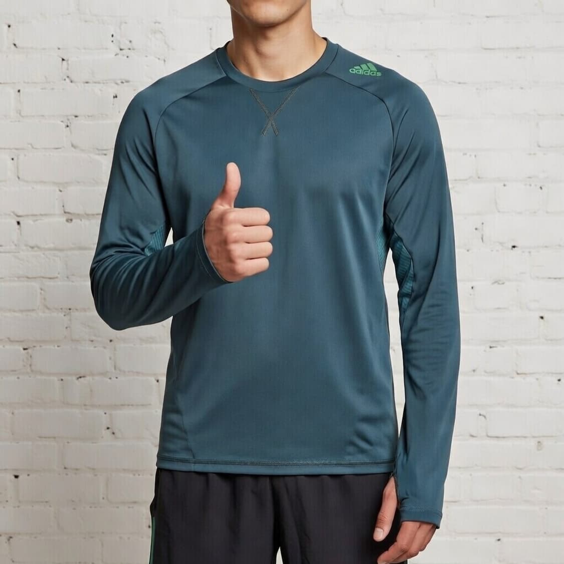 110 / 아디다스 핑거홀 퍼포먼스 러닝 긴팔티/2양 상품이미지1