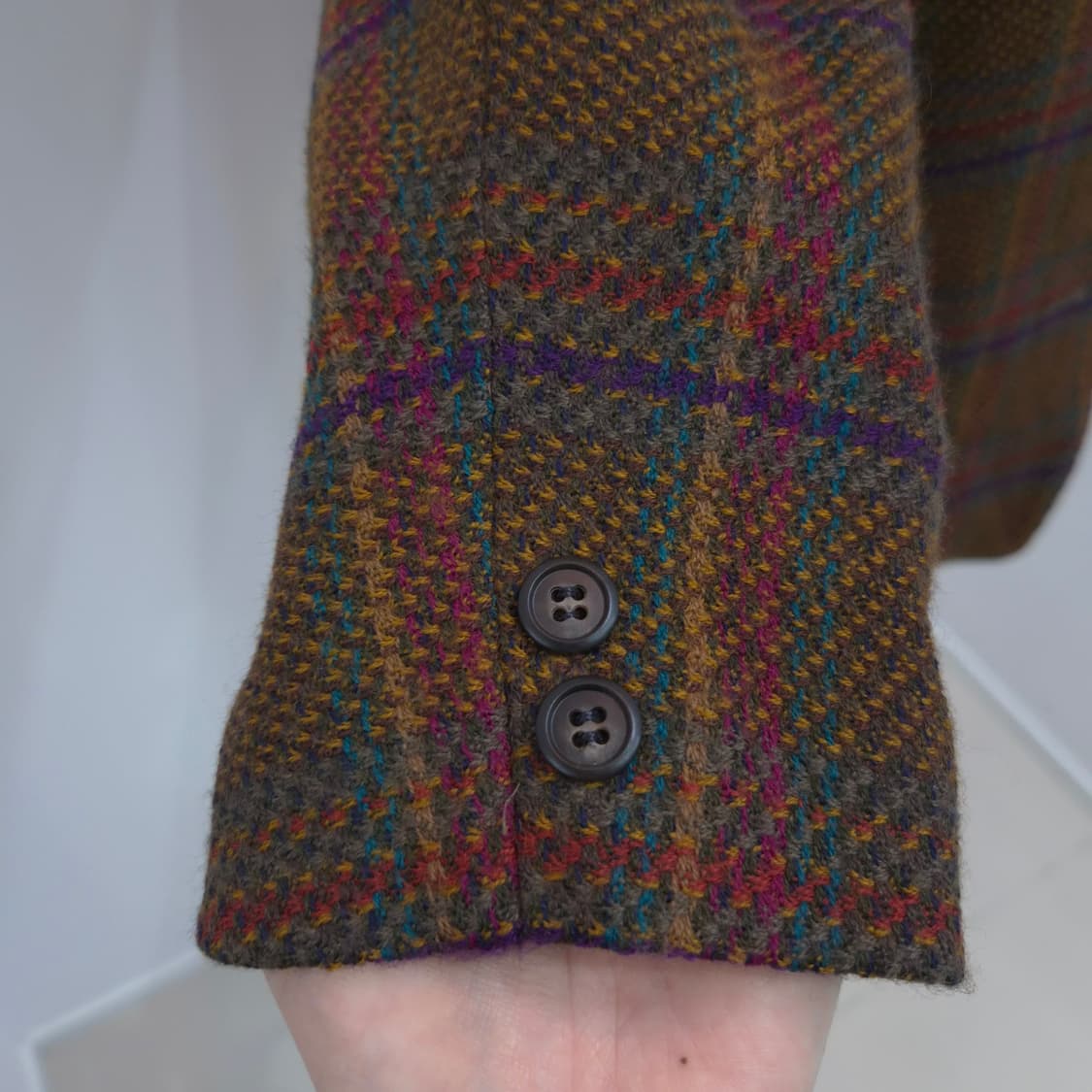 PIGEON HEART 울 100% 체크 자켓 상품이미지7