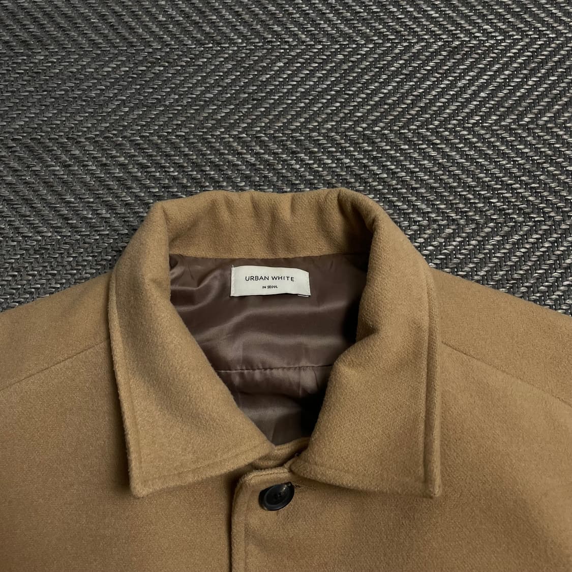 어반화이트 박시핏 모직 오버 셔츠 자켓y 5327 상품이미지6