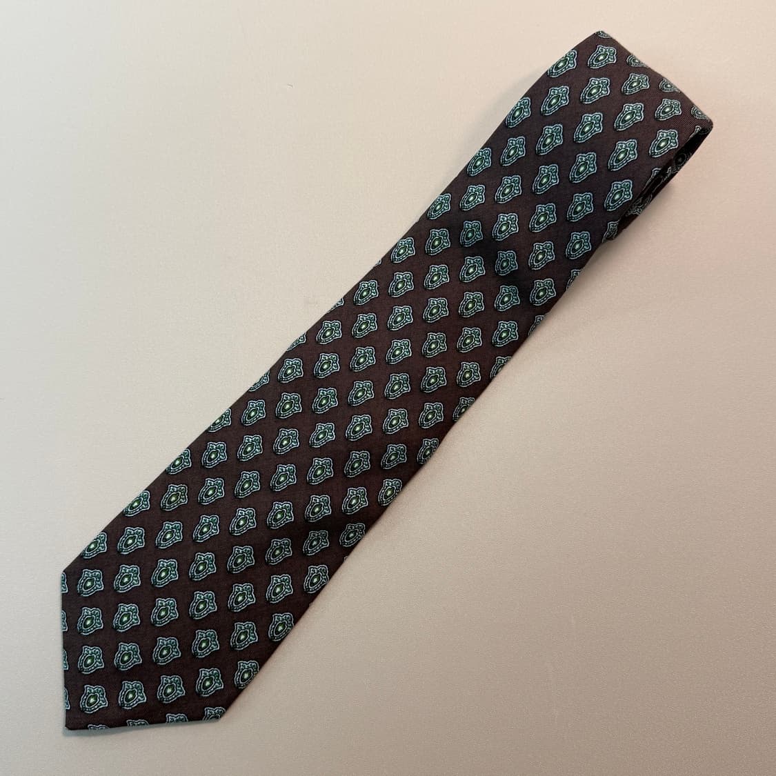 입생로랑 Yves Saint Laurent 빈티지 레트로 실크 넥타이 상품이미지1