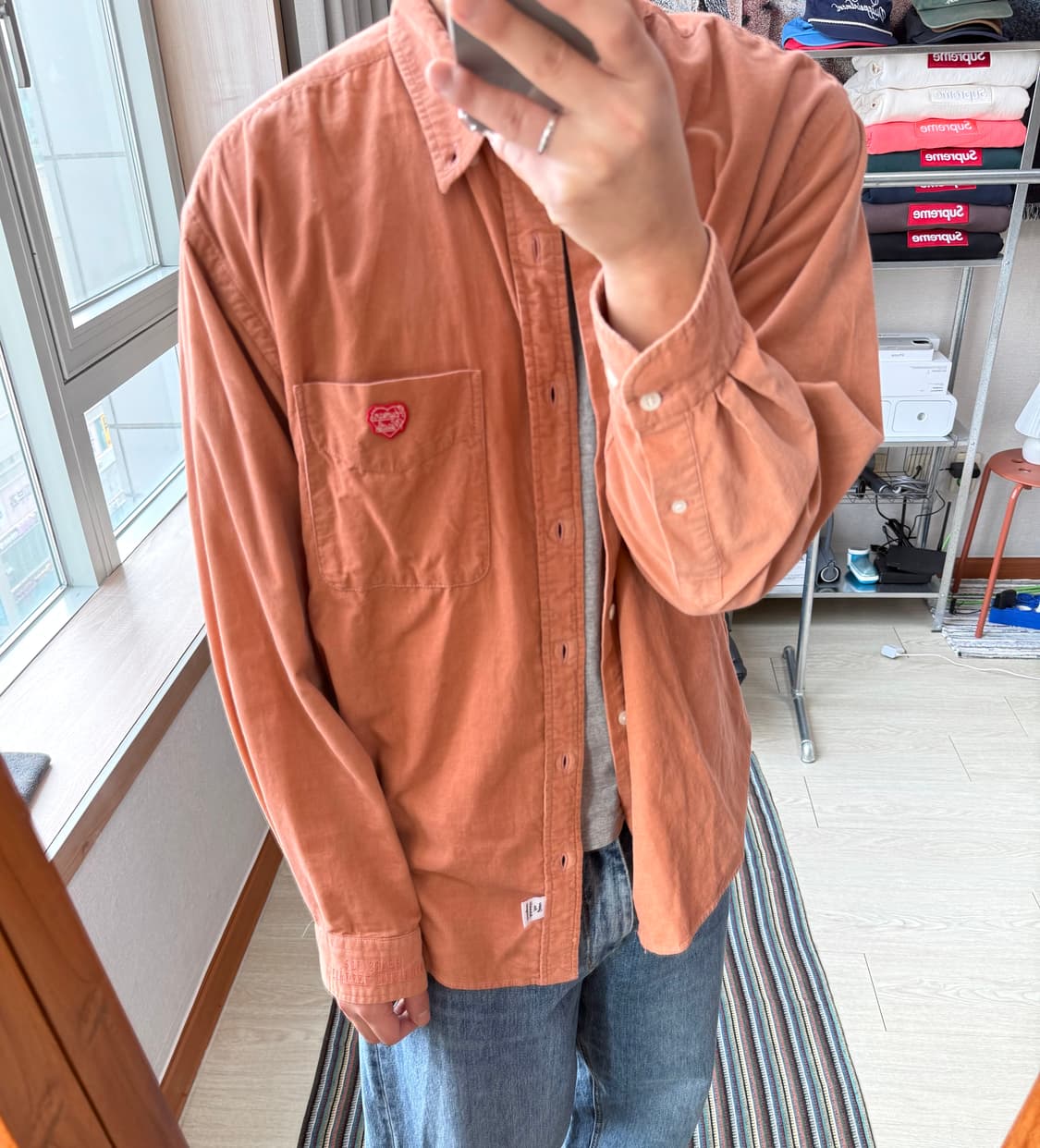 휴먼메이드 코듀로이 셔츠 상품이미지1