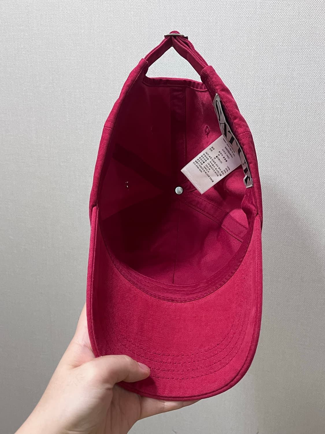 세터 빈티지 캐쥬얼 볼캡_빈티지 레드 상품이미지4