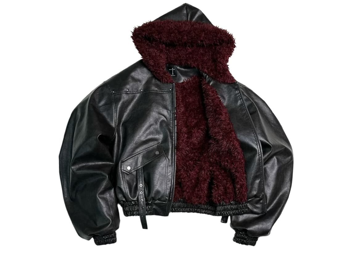 Armored Embroidery Stud Bomber 상품이미지3