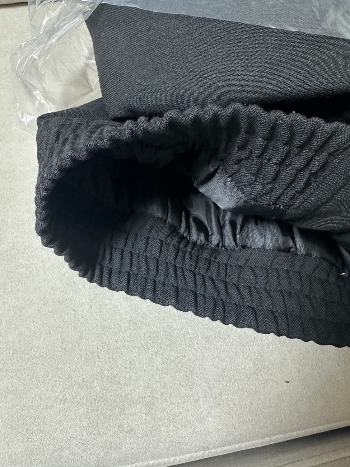 자라 x 아더에러 오버사이즈 칼라 봄버 자켓 블랙 S 상품이미지8