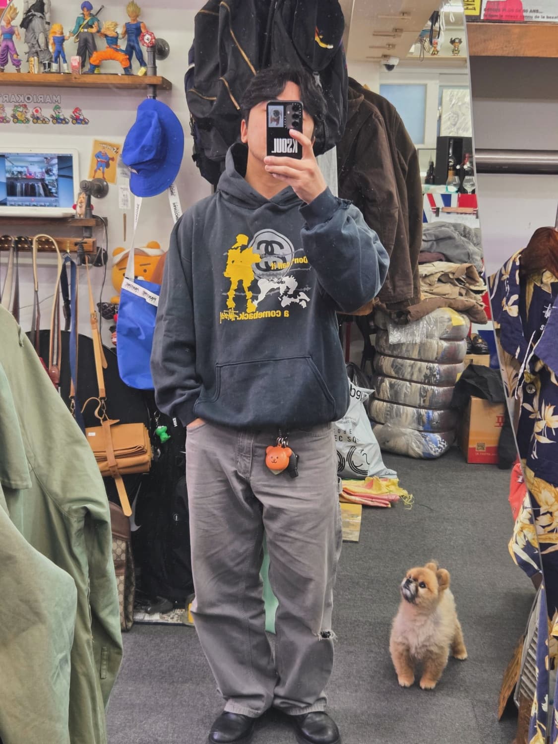 올드 스투시 스웻 후드셔츠 상품이미지1