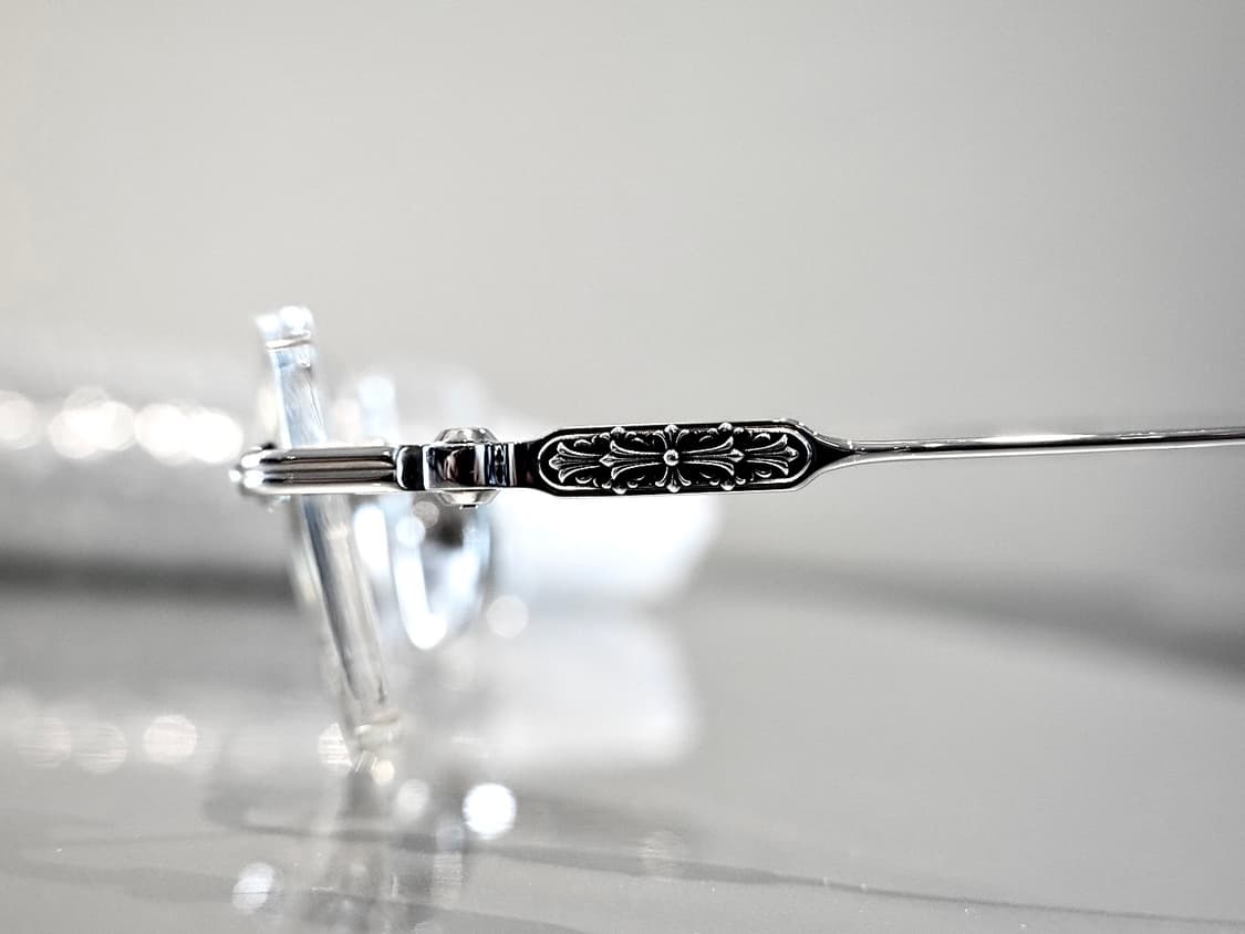 크롬하츠 소퍼스2 샤이닝 실버 무테 안경 상품이미지4