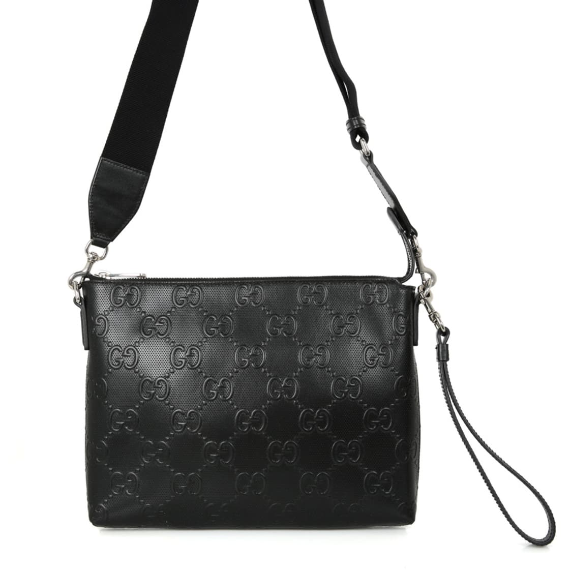 구찌 자이언트 점보 크로스백 GG 블랙 클러치 696009 상품이미지3