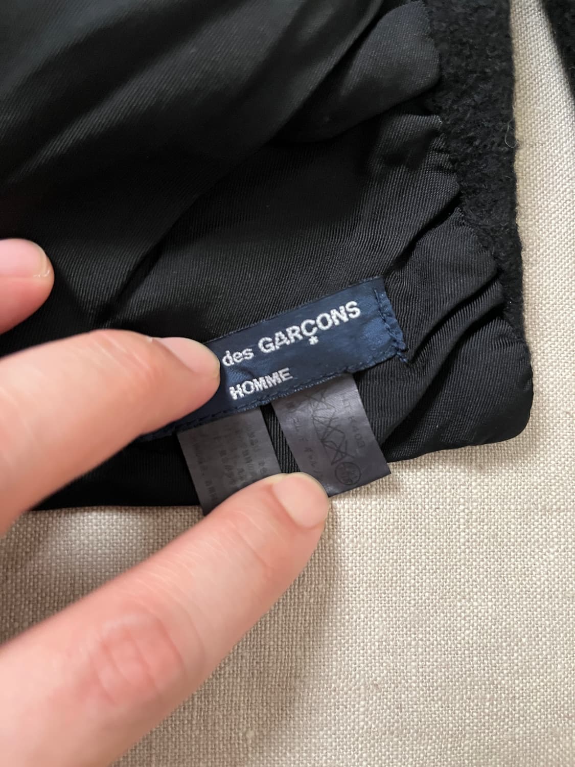 꼼데가르송 러플 머플러 comme des garcons homme 상품이미지8