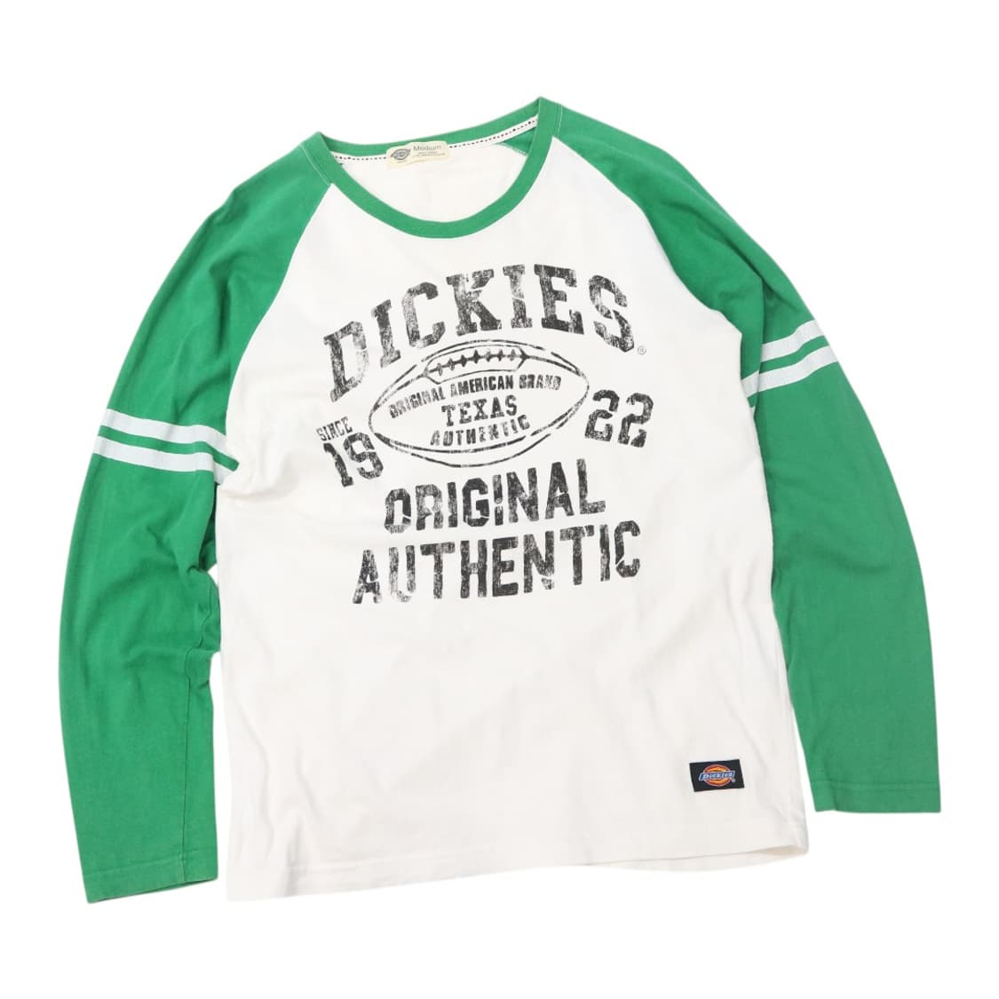 Dickies 디키즈 빈티지 미식축구 그래픽 래글런 긴팔 티셔츠 (M) 상품이미지1
