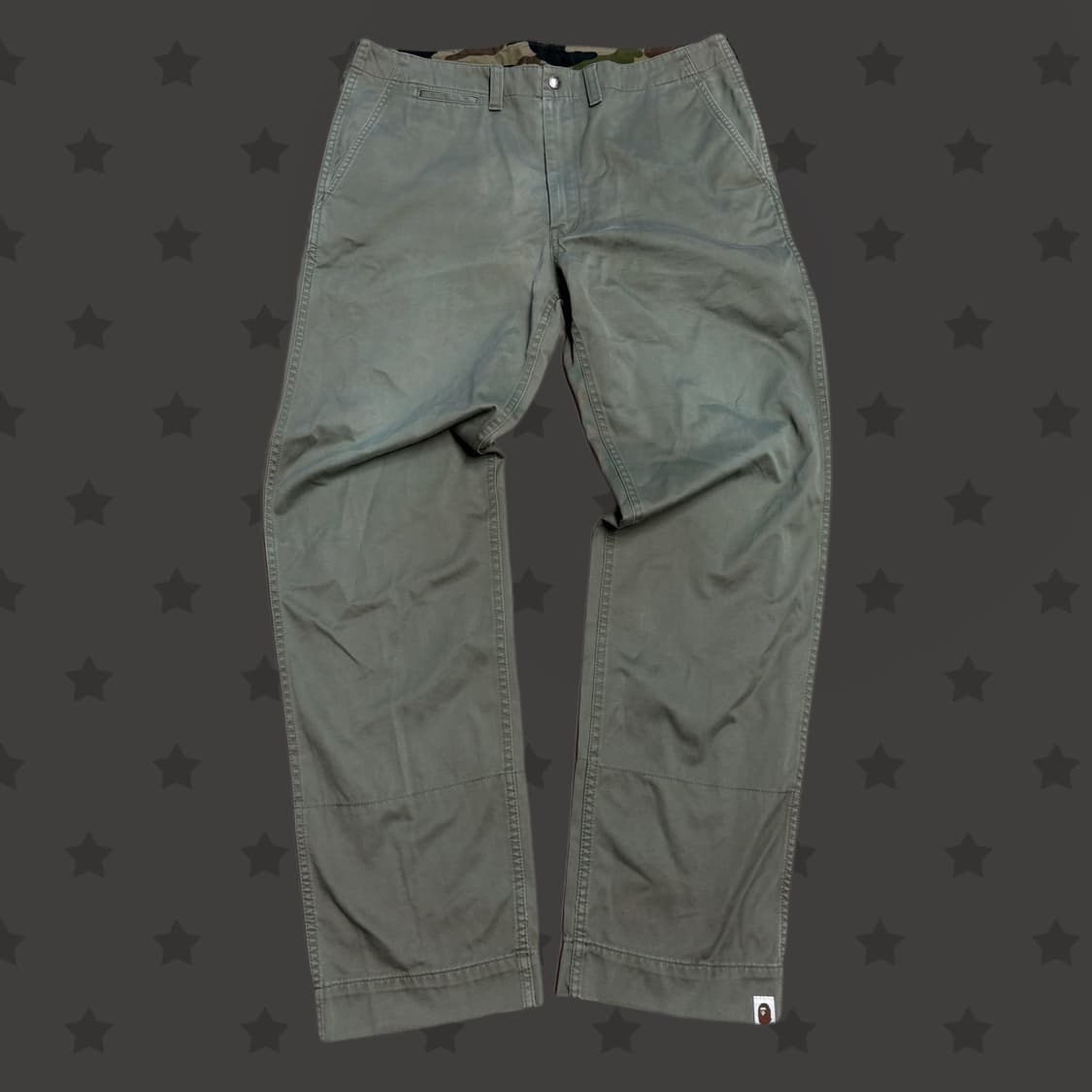 A BATHING APE  베이프 어 베이싱 에이프 카키 아카이브 팬츠 상품이미지1