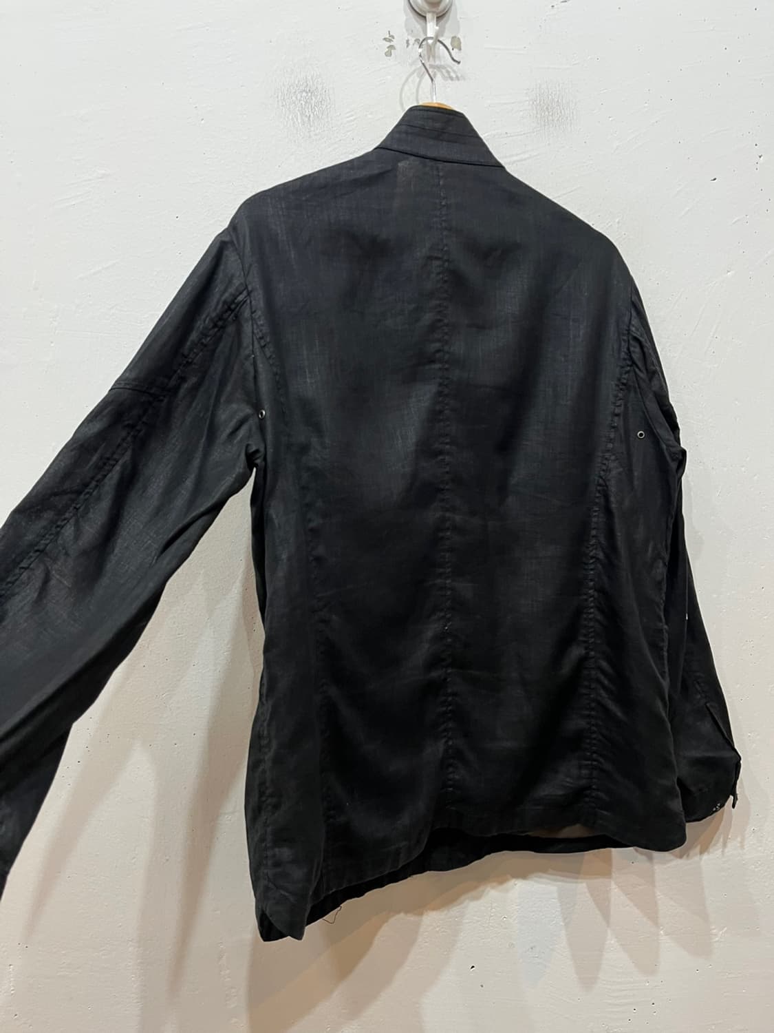 wilkes bashford 퓨어린넨 자켓 블랙 상품이미지5