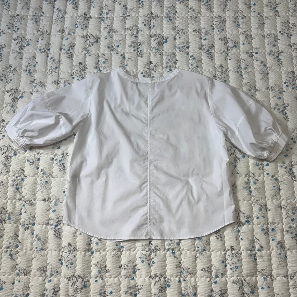 무인양품 건조가 빠른 브로드 5부 소매 블라우스 (새상품) 상품이미지5