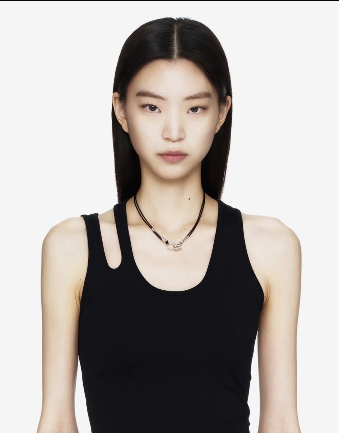 세이지가 Tiny 3way Leather Necklace (Black) 상품이미지1