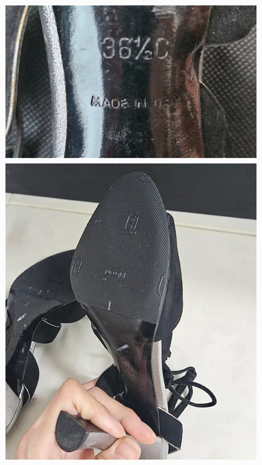 샤넬 스웨이드 샌들힐 (36.5 / 국내 235) [정품] 상품이미지3