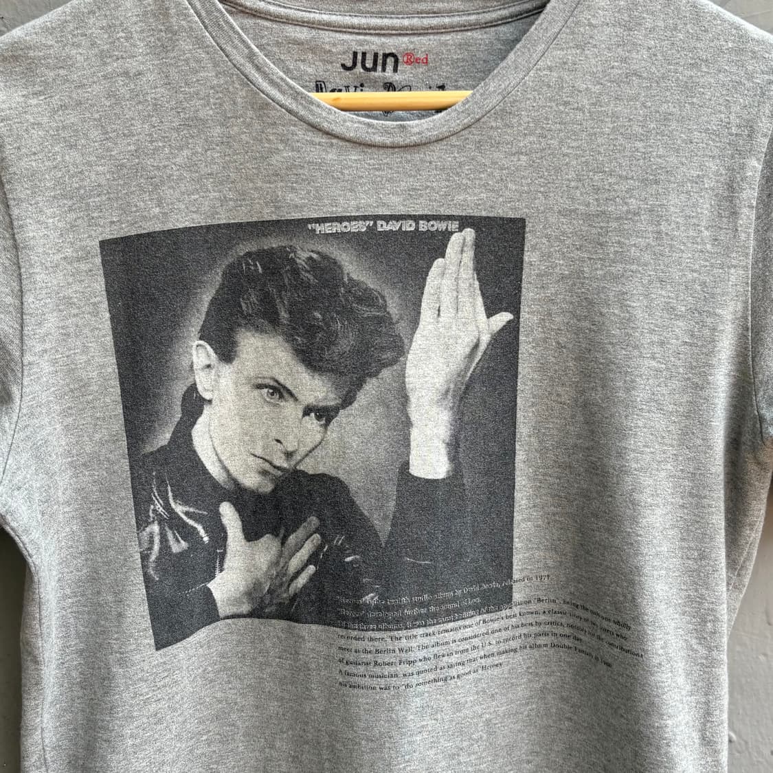 David Bowie 'Heroes' tee 상품이미지2