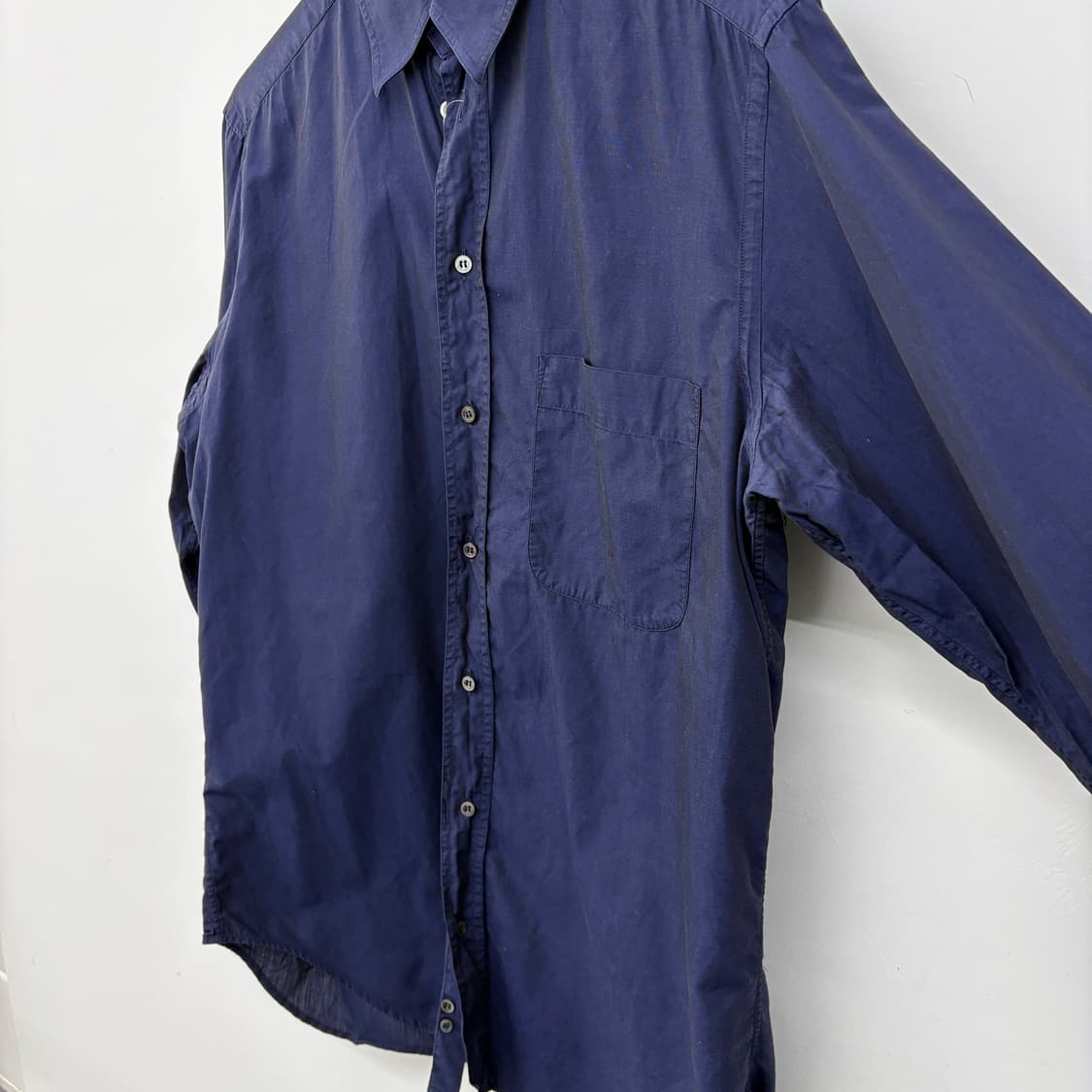 알마니 남색 긴팔 셔츠 남성 M 상품이미지3