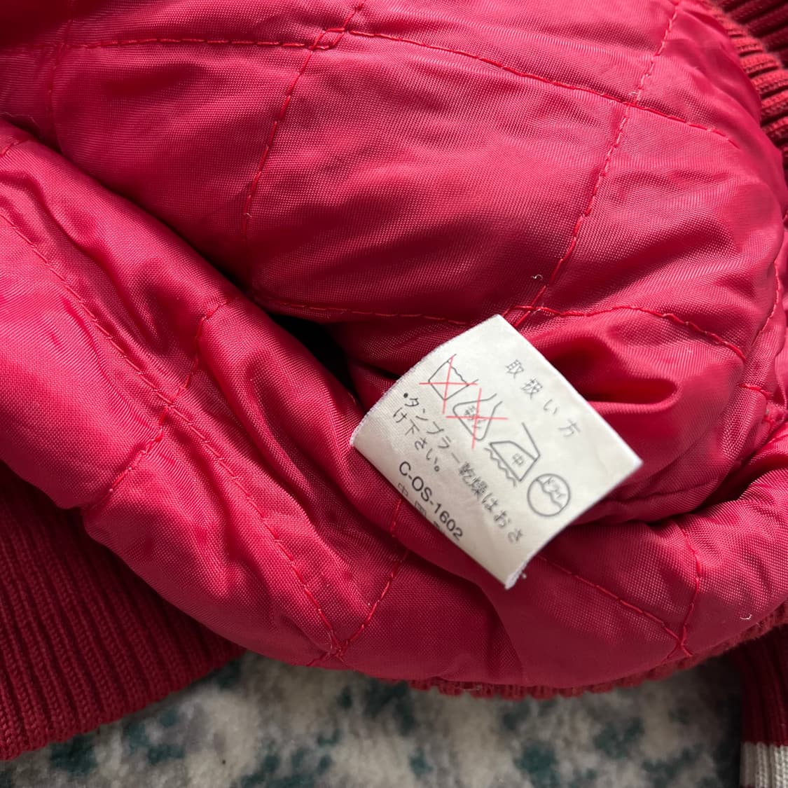 90s Bcl C 패치업 바시티 자켓(M) 상품이미지4