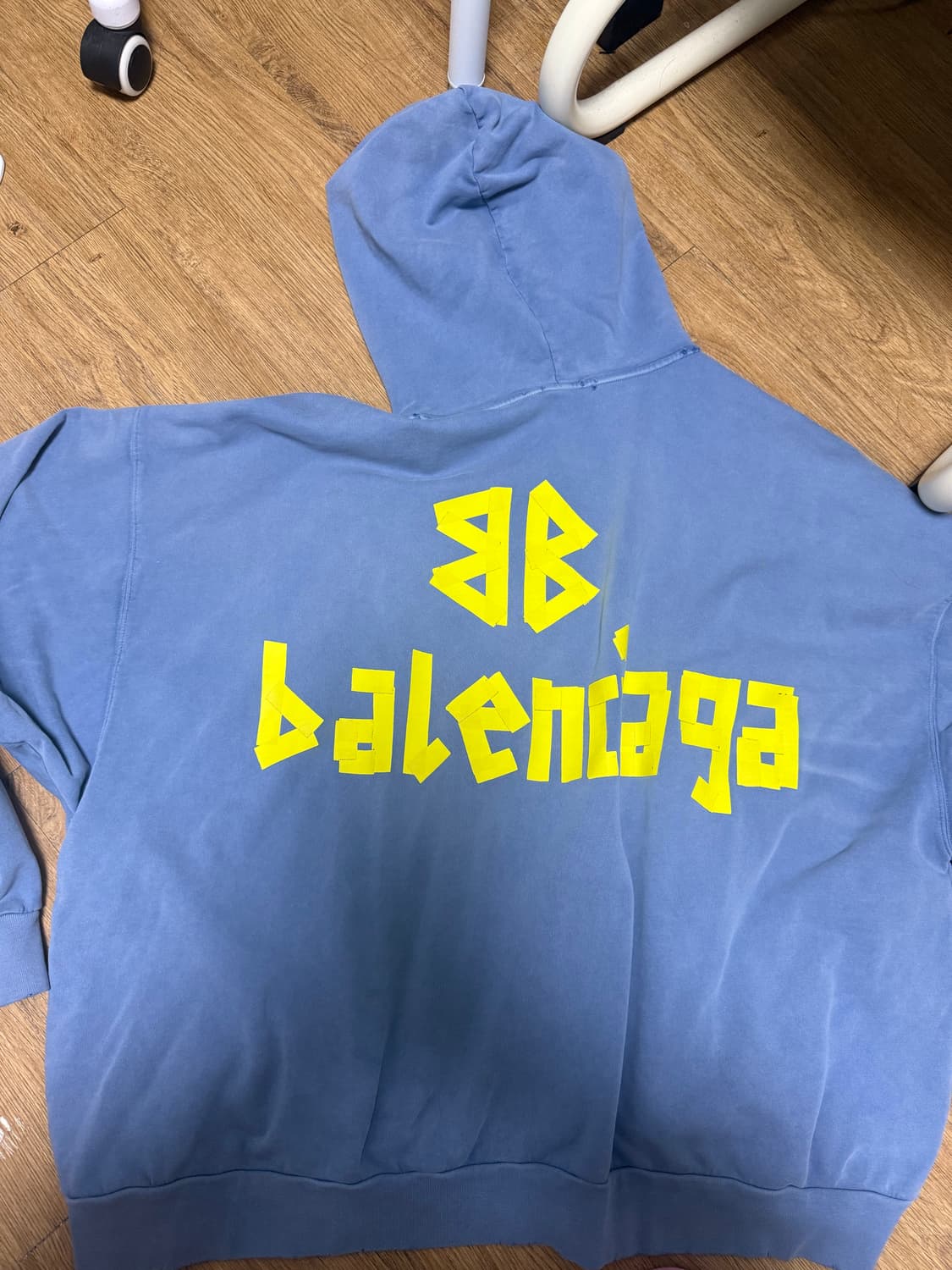 발렌시아가 테이프타입 후드 상품이미지2