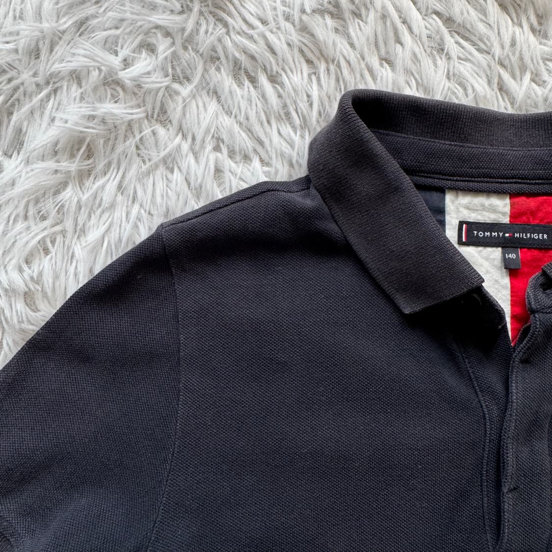 TOMMY HILFIGER 일본빈티지 크롭 카라티 타미 힐피거 XS 36 상품이미지1