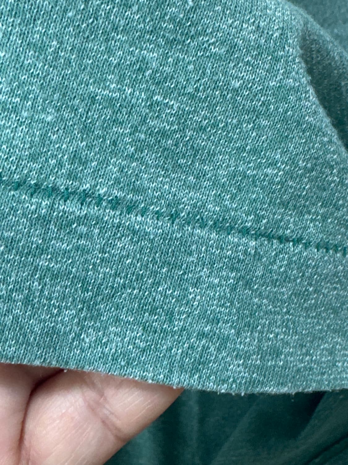 USA 70-80s 싱글스티치 샤롤레 그린 링거 티셔츠 상품이미지8