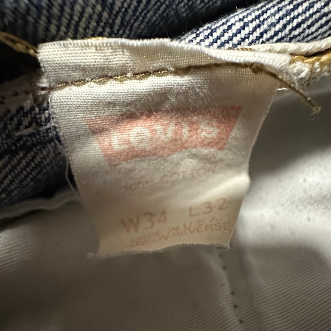 LEVI'S 501XX 80's usamade selvedge jeans 상품이미지6