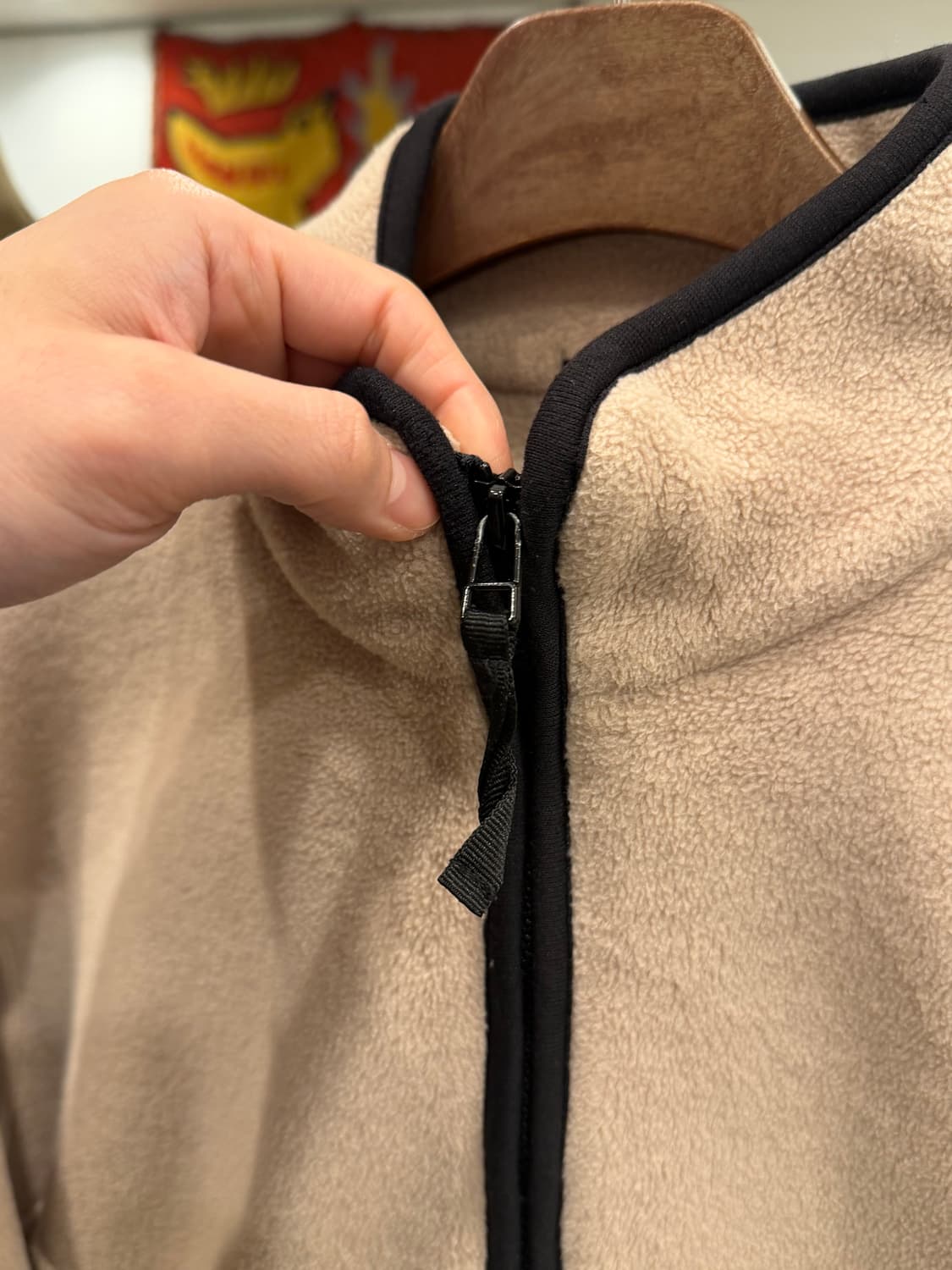 90s Uniqlo 올드 유니클로 플리스 신칠라 하프 집업 상품이미지4