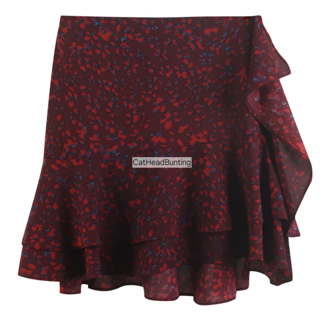 김아홉 나이니 모리걸 빈티지 언발 러플 스커트 상품이미지2