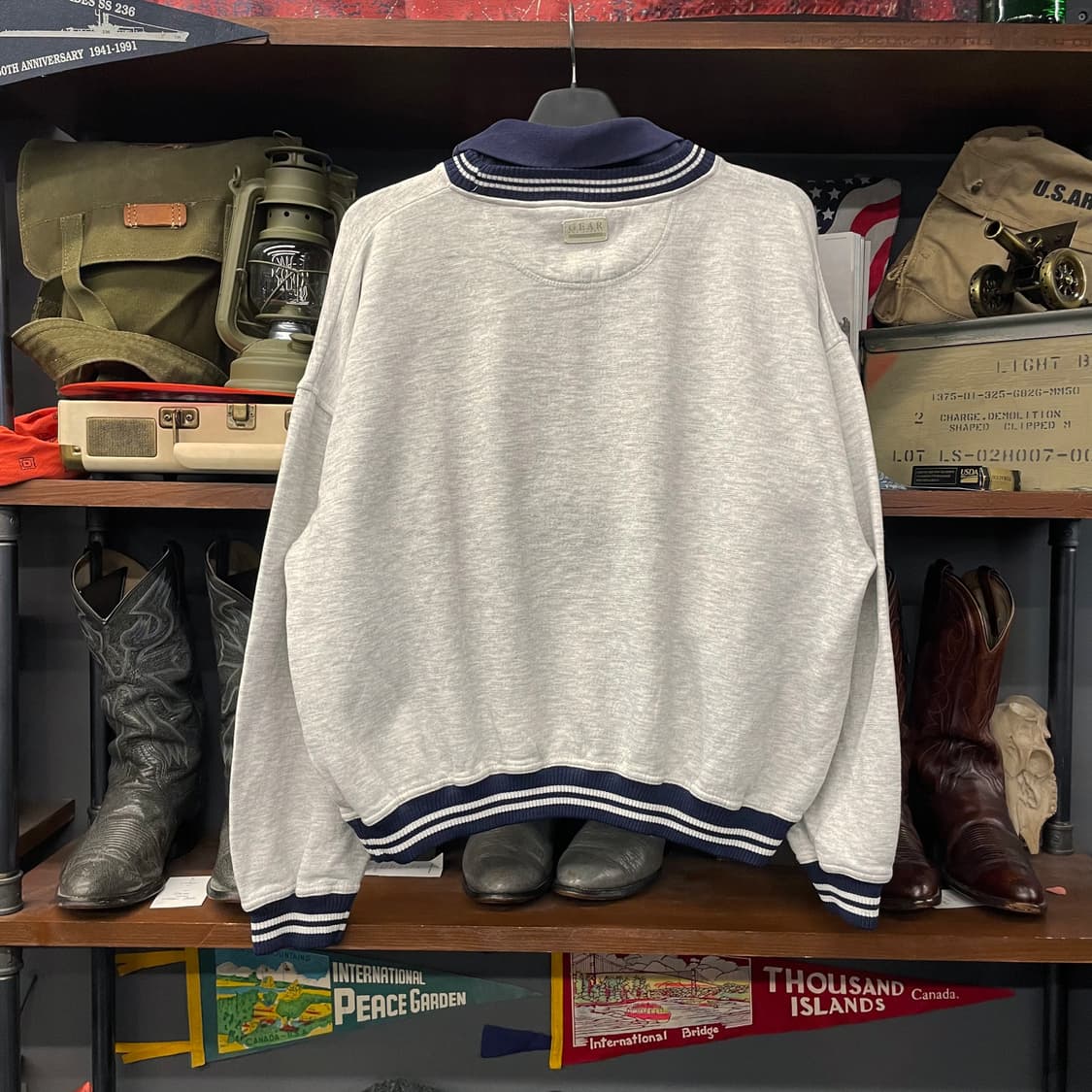 90s Gear for 스포츠 목폴라 프린팅 맨투맨 스웻 셔츠 상품이미지2