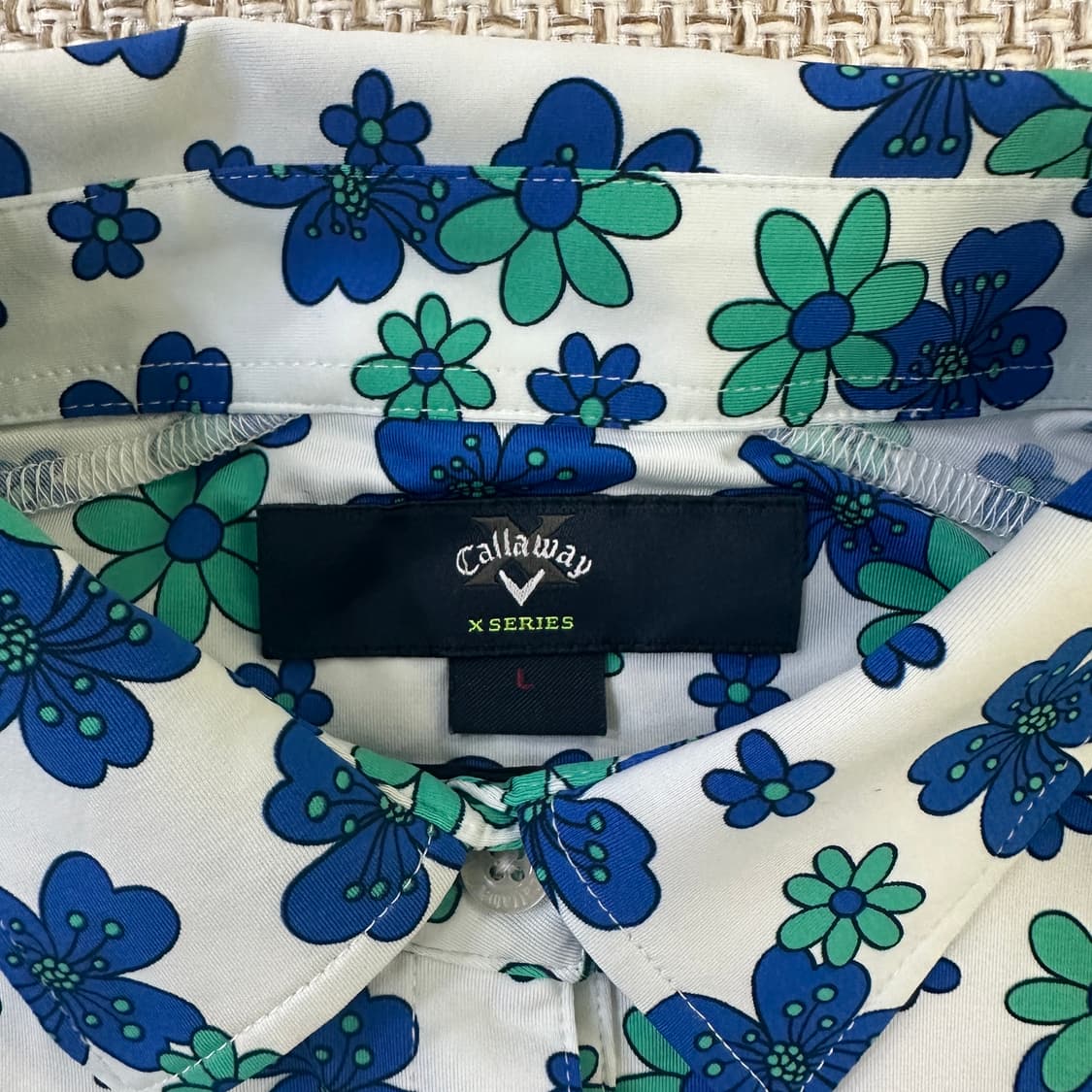 XS 캘러웨이 플로럴 민소매 티셔츠 0415D 상품이미지2