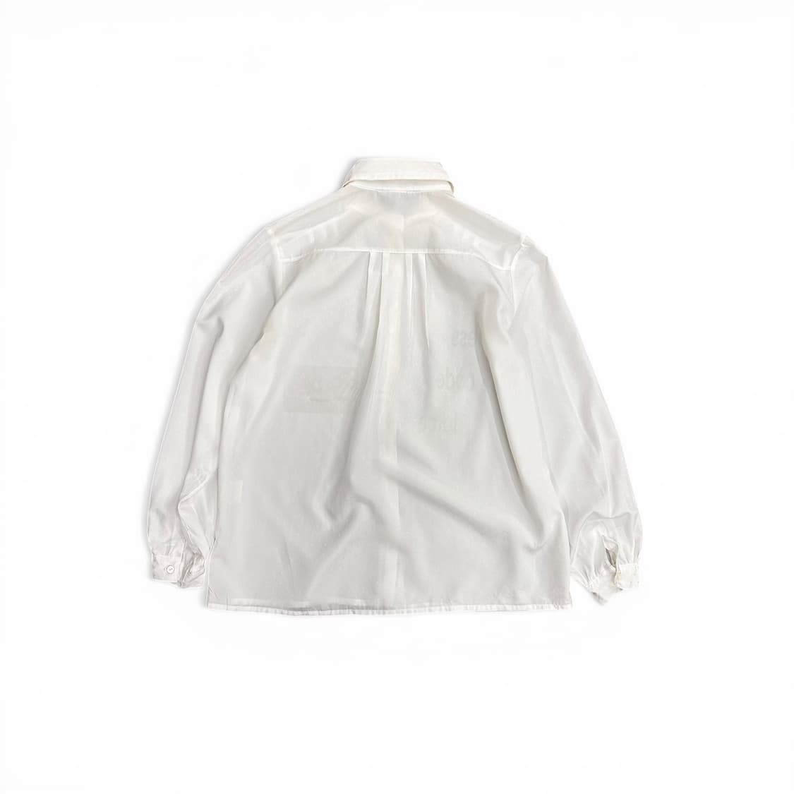 Round Collar Dot Printing Shirt 상품이미지3