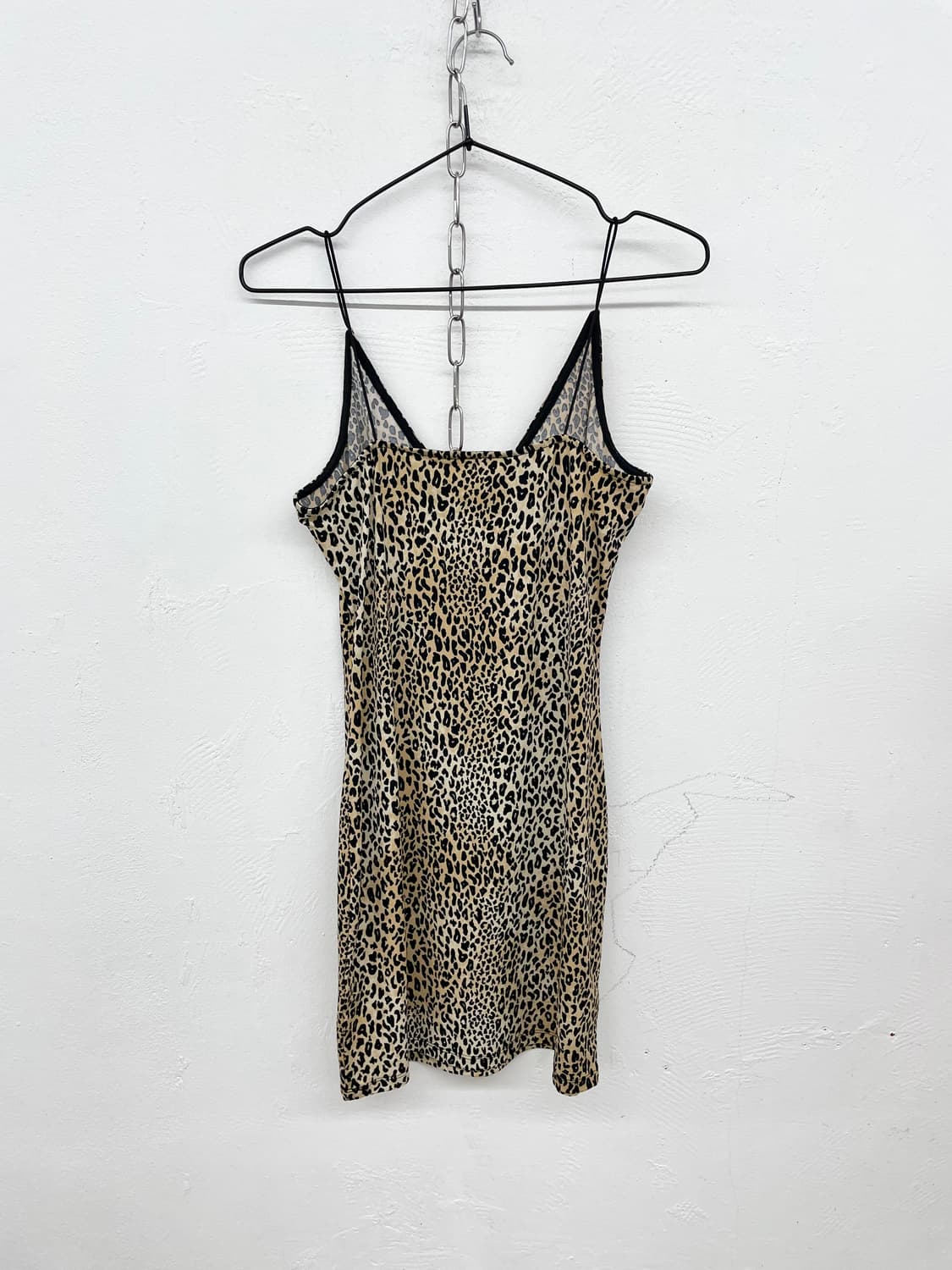 갸루 레오파드 원피스 상품이미지6