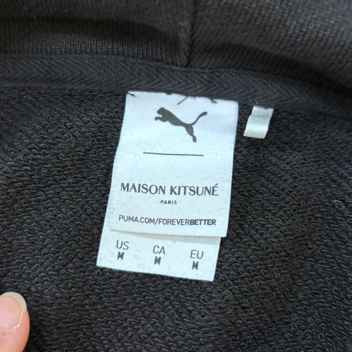 M 푸마 메종키츠네 후드 티셔츠 0312E 상품이미지3