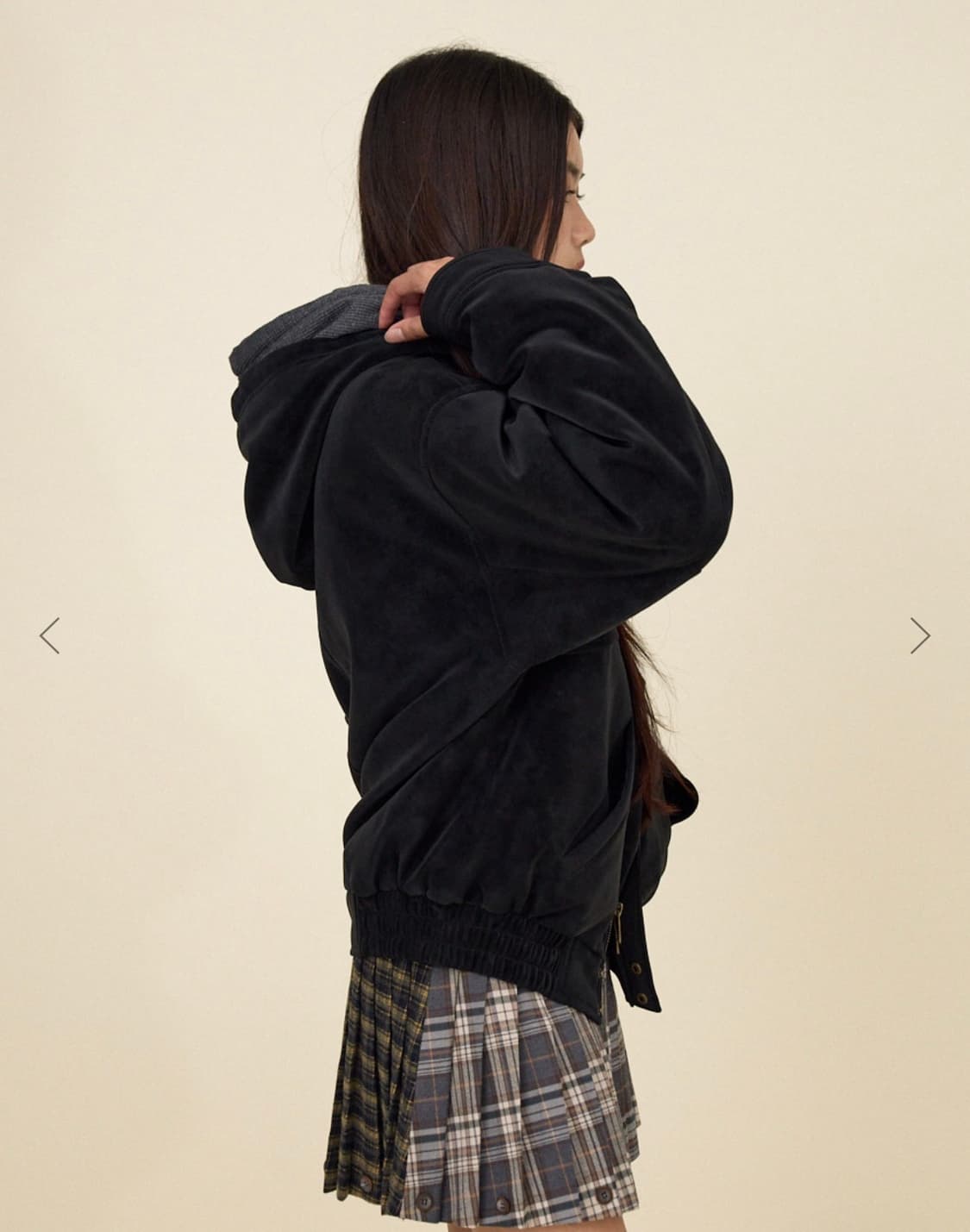 URBAN SUEDE JUMPER (BLACK) 상품이미지5