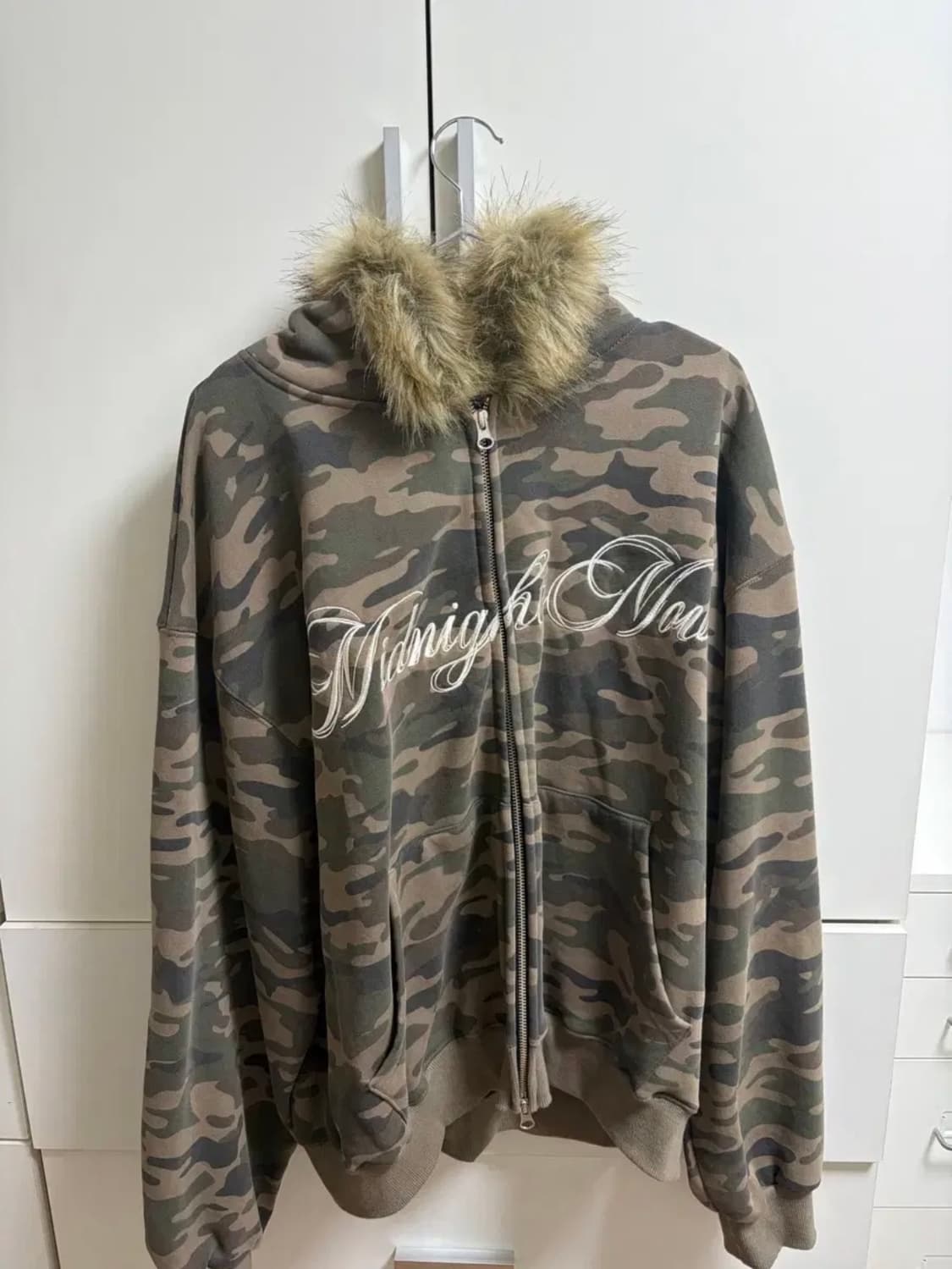 미드나잇무브 camo hair zip up 상품이미지3