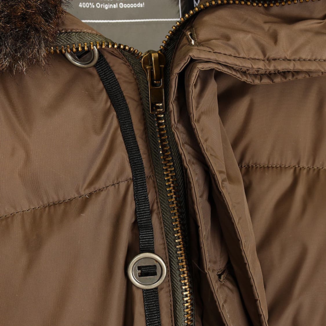 언어펙티드 봄버 다운 패딩 (M) 상품이미지5