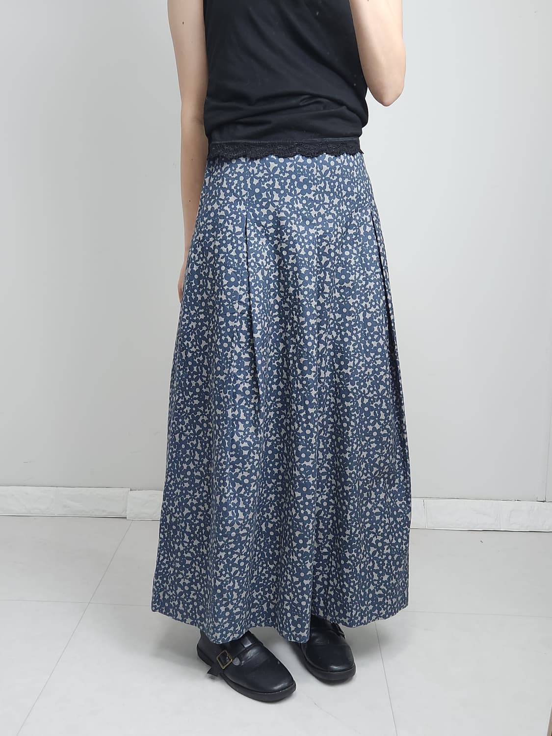 폴로럴 롱 스커트 상품이미지5