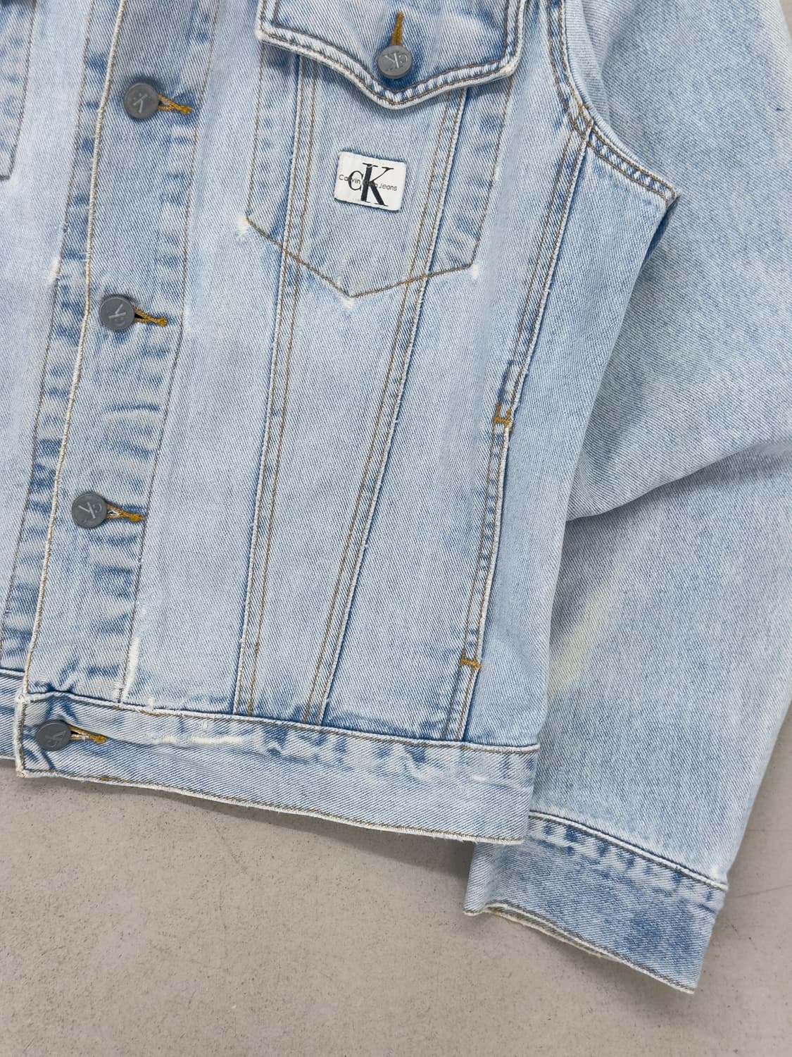 90년대 USA 캘빈클라인 데님 자켓 상품이미지6