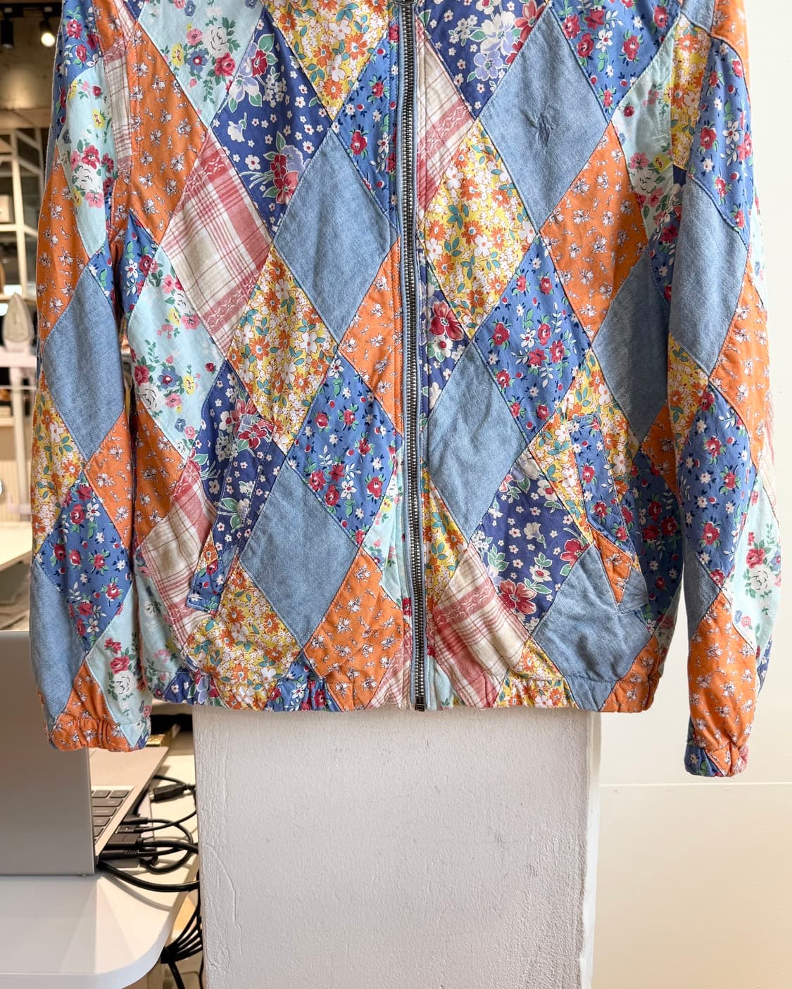 폴로 컨트리 멀티컬러 패치워크 플로럴 코튼 자켓 상품이미지5