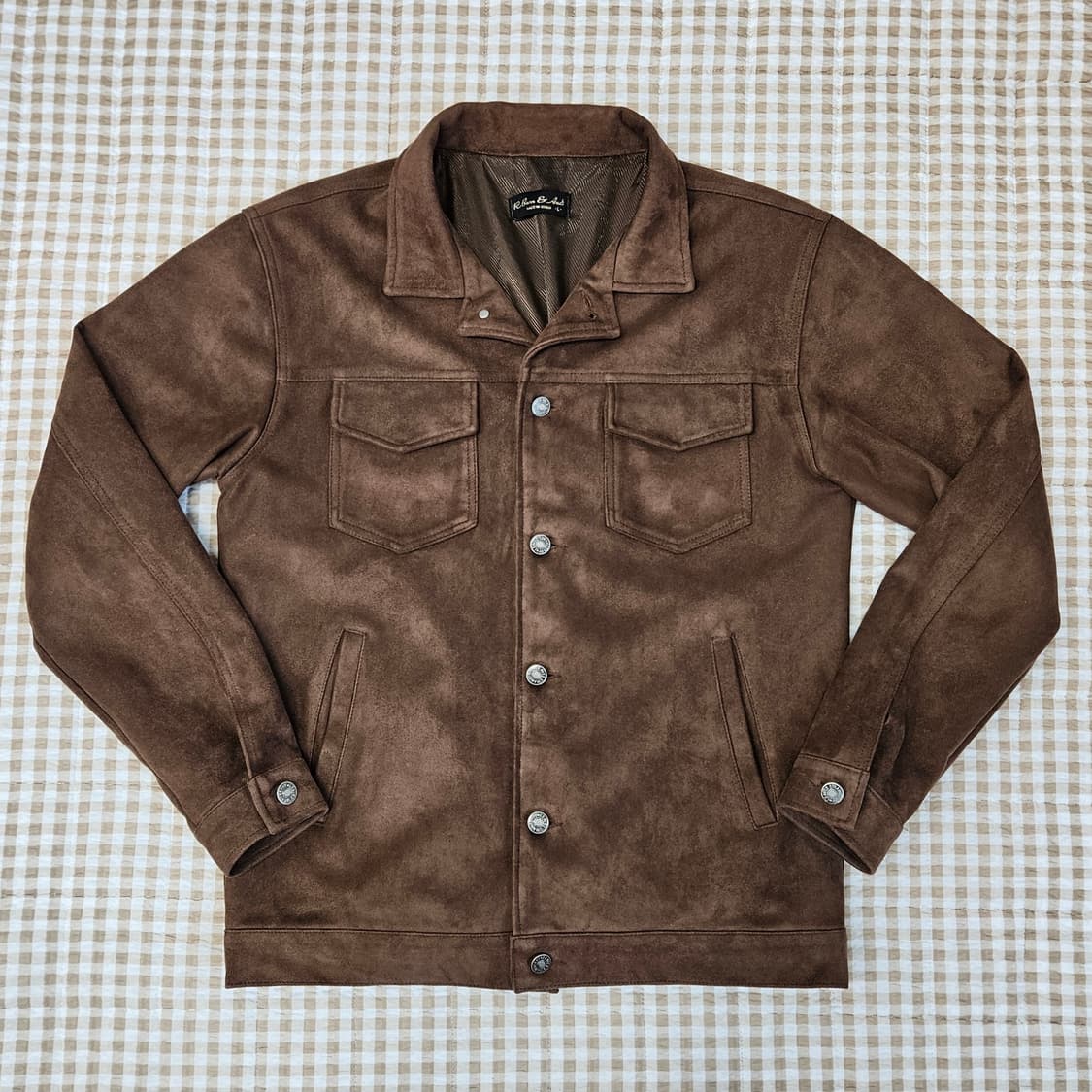 간절기 스웨이드 집업자켓 남자100 상품이미지1