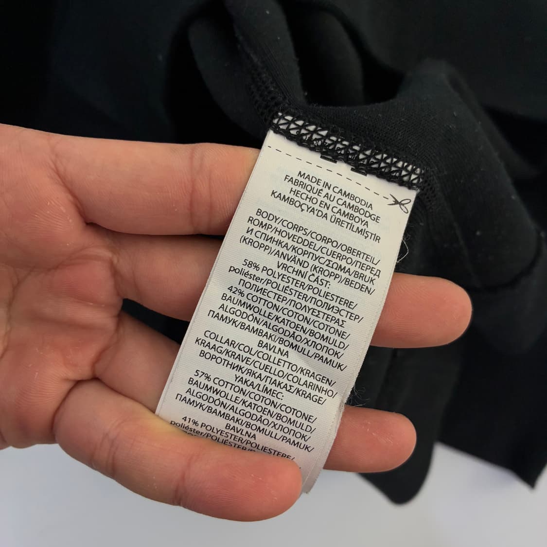 Polo  폴로 랄프로렌 신형 QR 자수 블랙 맨투맨  상품이미지5