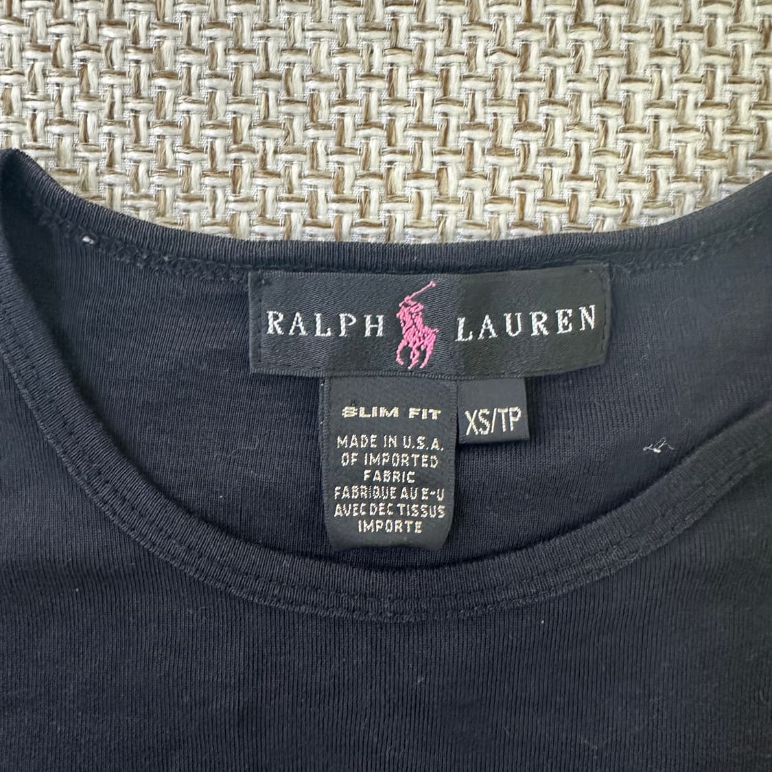 XS 랄프로렌 핑크 포니 티셔츠 0410D 상품이미지2