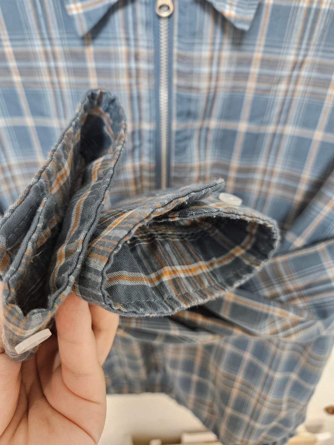 [L] 에스피오나지 풀오버 체크셔츠 상품이미지4