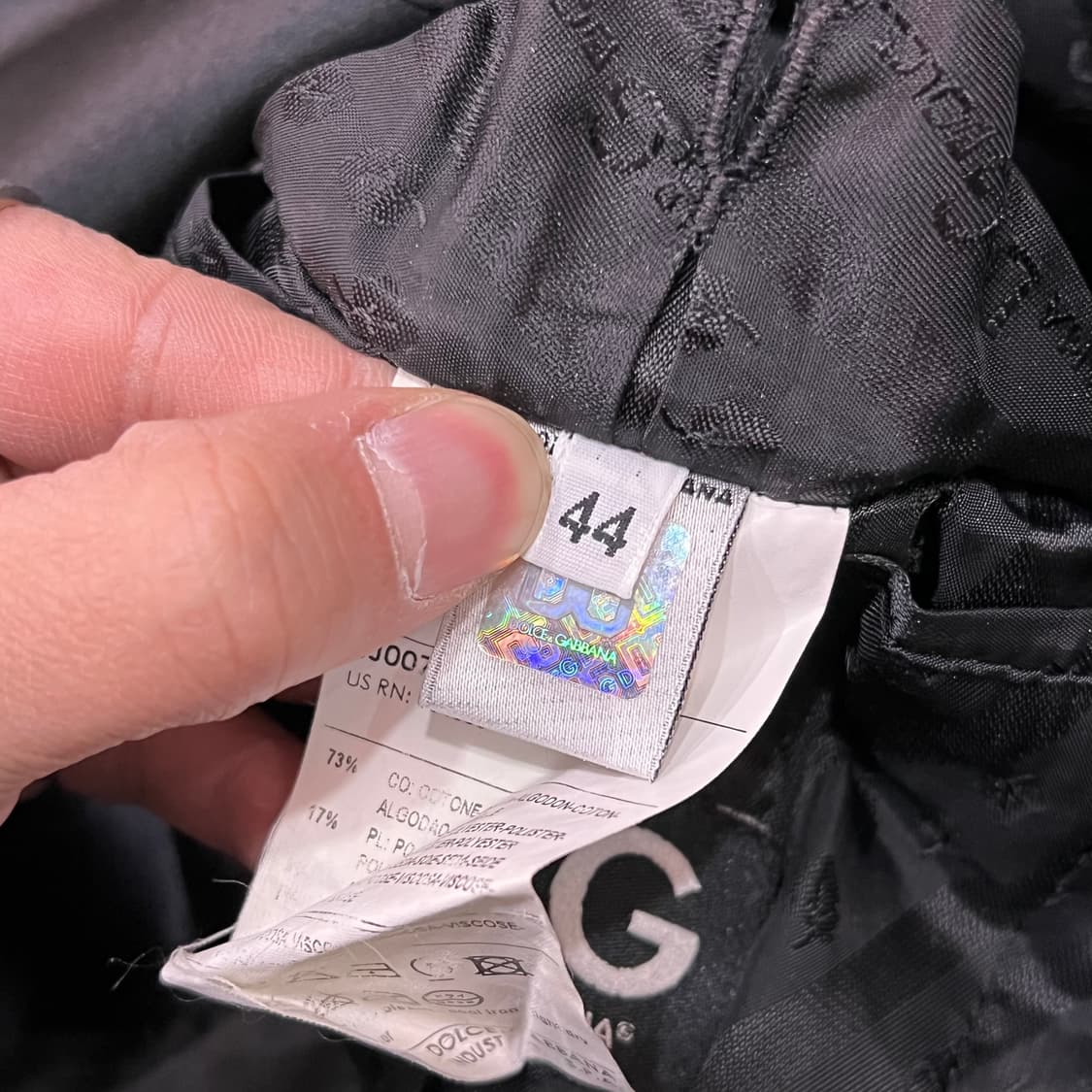  돌체앤가바나 벨루어 블레이저 y14435 상품이미지7