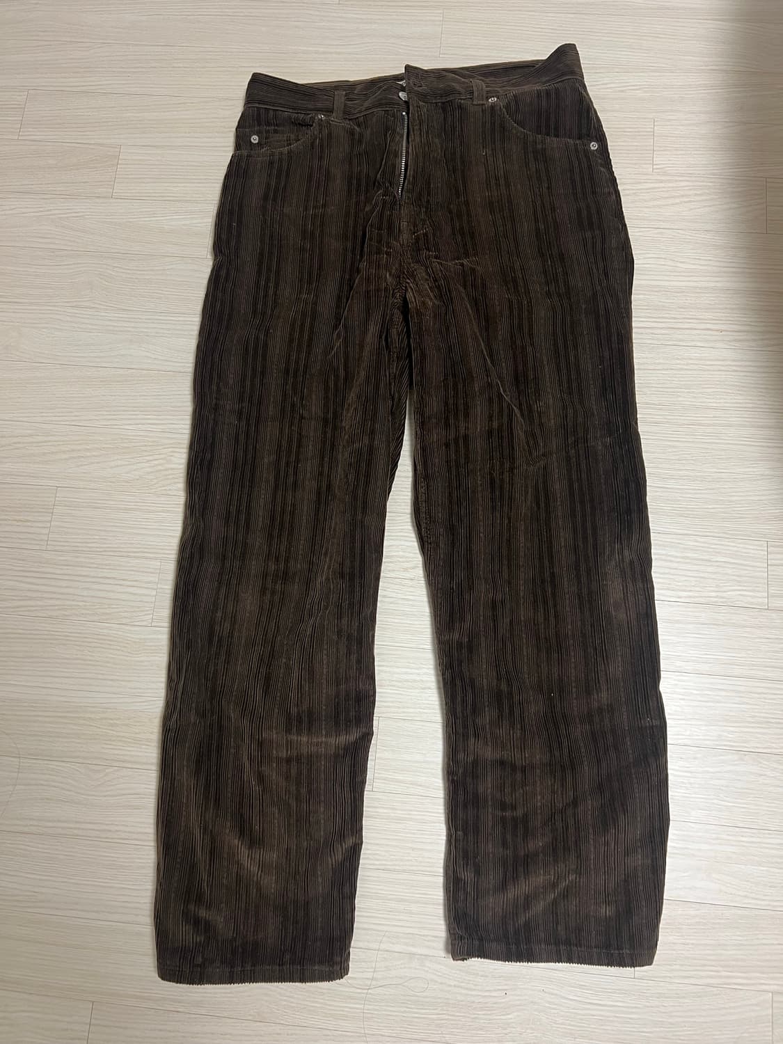 아워레가시/바스트컷 초콜렛 코듀로이 팬츠/46 상품이미지2