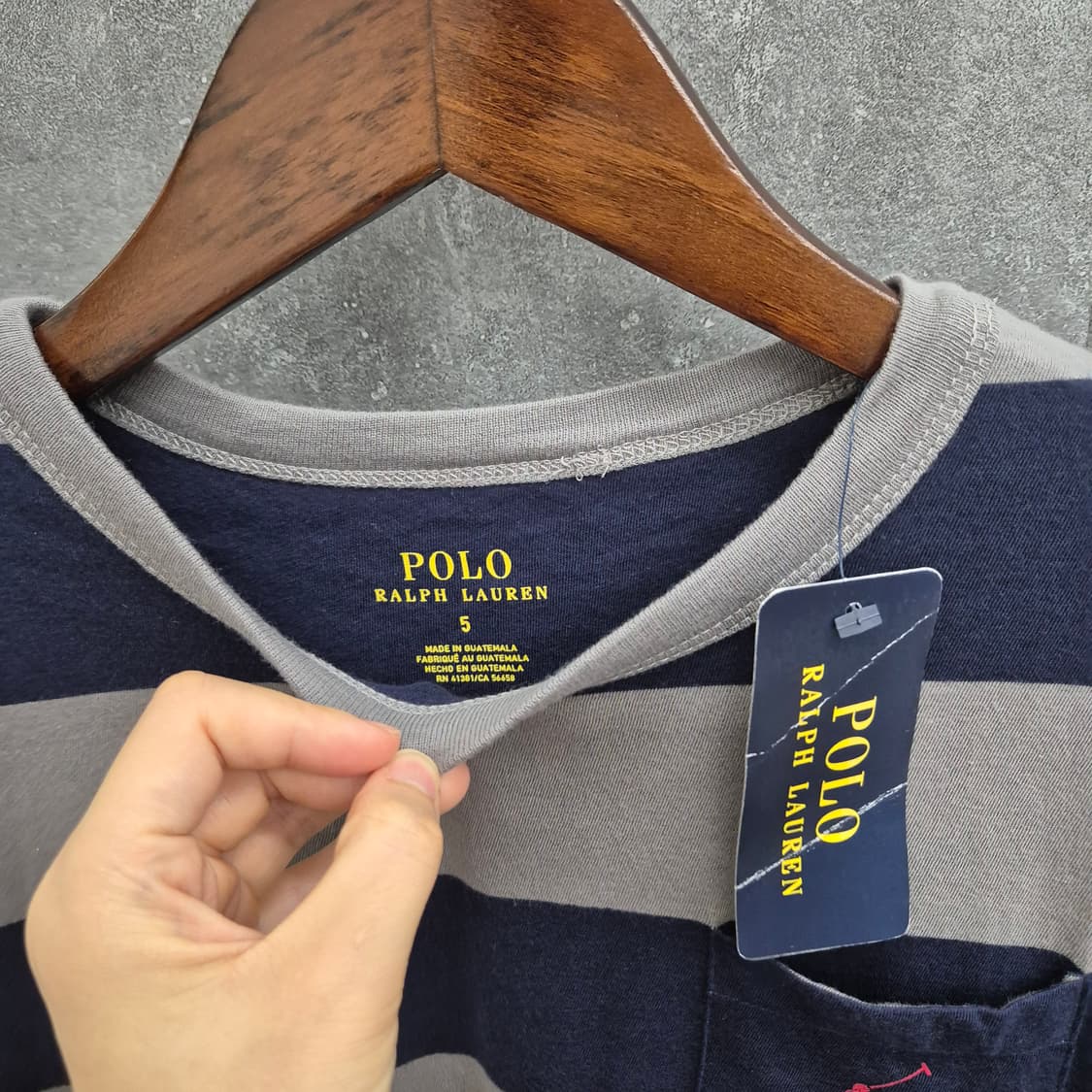 Polo  / 유아용 스트라이프 긴팔 티셔츠 5 상품이미지2