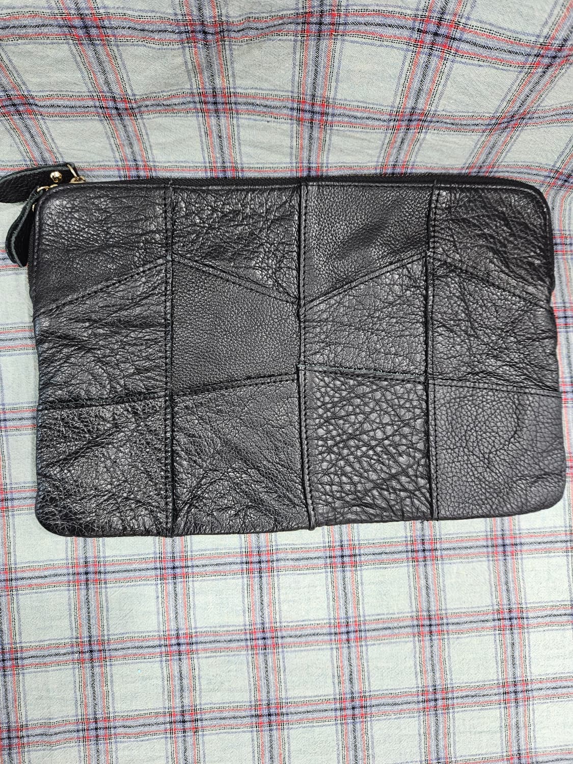 빈티치 가죽 패치워크 클러치백 상품이미지6